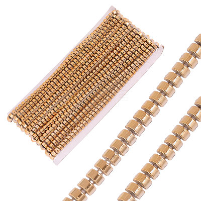 Rectangle Plastic Beaded Trimming DIY-WH0656-36B-1
