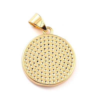 Brass Enamel Pendants KK-P209-02G-04-RS-1