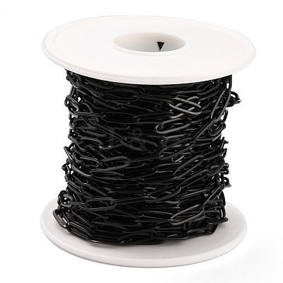 304 Stainless Steel Paperclip Chains CHS-O010-03EB-1