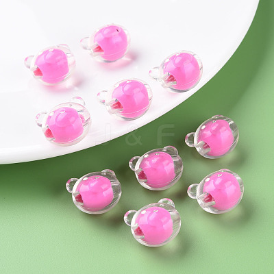 Transparent Acrylic Beads MACR-S373-122-B04-1
