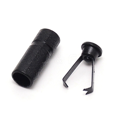 Alloy Cord Ends PALLOY-WH0088-34EB-1
