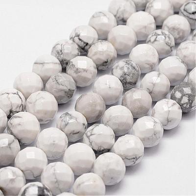 Natural Howlite Beads Strands G-D840-44-8mm-1