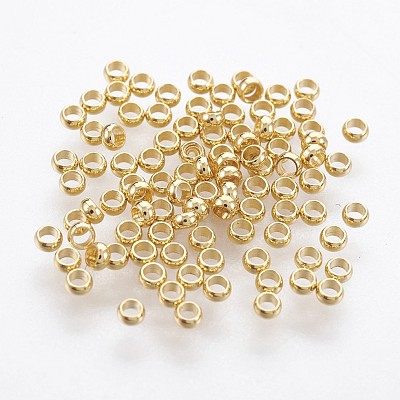 316 Surgical Stainless Steel Rondelle Crimp Beads LS-A-STAS-P221-25G-1