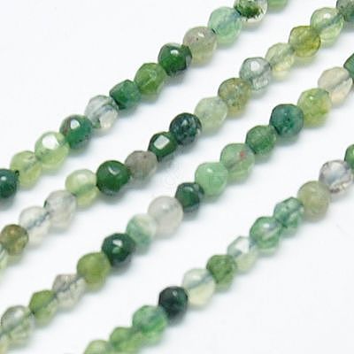 Natural Moss Agate Beads Strands X-G-J002-03H-1