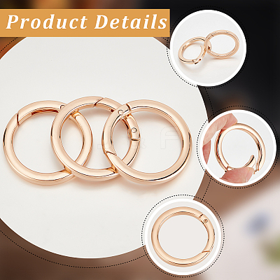 3Pcs Alloy Spring Gate Rings FIND-BBC0002-23KCG-02-1