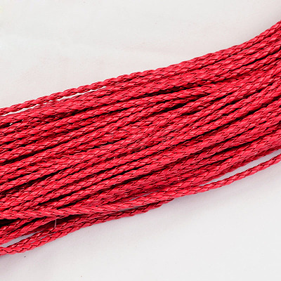 Braided Imitation Leather Cords LC-S005-001-1