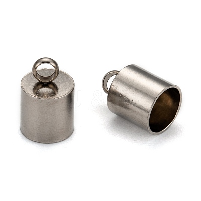 Tarnish Resistant Smooth Surface 201 Stainless Steel Cord Ends STAS-R063-94-1
