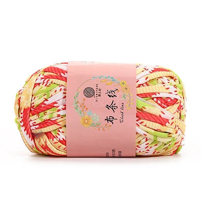 Super Bulky Gradient Color Polyester Cloth Strip Yarn PW-WGFCD5C-64-1
