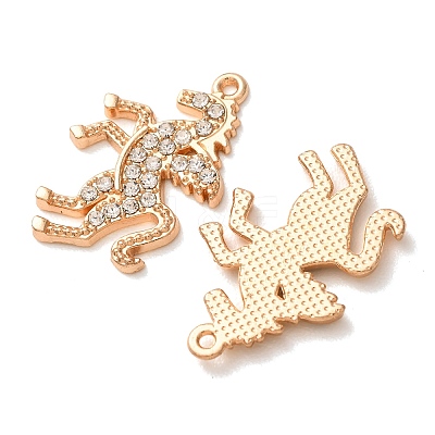 Alloy Rhinestone Pendants RB-CBAA987-03KCG-1