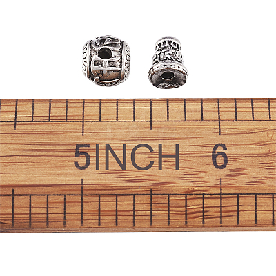 Tibetan Style Alloy Guru Bead Sets PALLOY-TAC0009-14AS-1