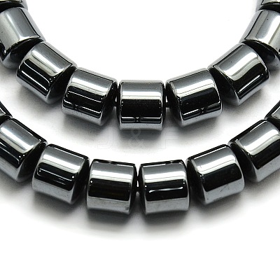 Grade AA Non-magnetic Synthetic Hematite Column Beads Strands G-F161-06D-1