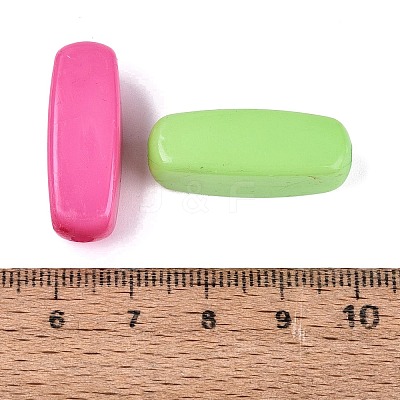 Opaque Plastic Beads KY-N025-58-1