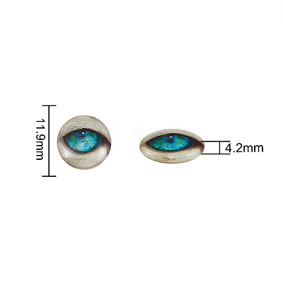 Glass Cabochons GLAA-SZ0001-06-1
