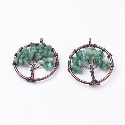 Natural Amazonite Pendants G-E419-10R-1