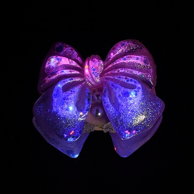 Luminous Opaque Resin & Rhinestone & Polymer Clay Beads RE-CBA1913-02D-1