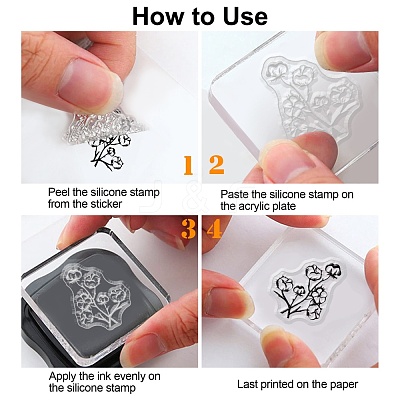 PVC Plastic Stamps DIY-WH0167-56D-1