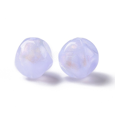 Opaque Acrylic Beads OACR-E014-16D-1