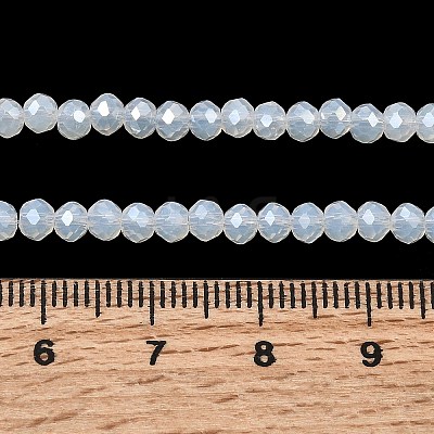 Crystal Glass Rondelle Beads Strands LS-EGLA-F049C-01-1