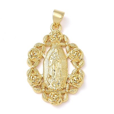 Brass Pendants KK-Q068-38G-1