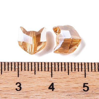 100Pcs Electroplate Glass Beads EGLA-P060-01B-PL01-1