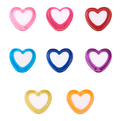 Opaque Acrylic Beads OACR-BT0001-01-1