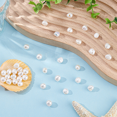 60Pcs Natural Cultured Freshwater Pearl Beads PEAR-PA0001-03-1