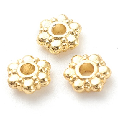 Rack Plating Alloy Spacer Beads KK-J277-29G-1