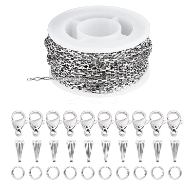 DIY Chain Bracelet Necklace Making Kits DIY-SC0020-21P-1