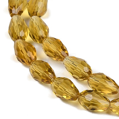 Transparent Glass Beads Strands EGLA-N013-T6mm-D08-1