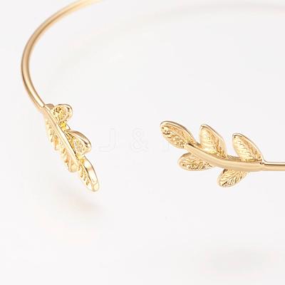 Brass Cuff Bangle BJEW-P168-F08-1