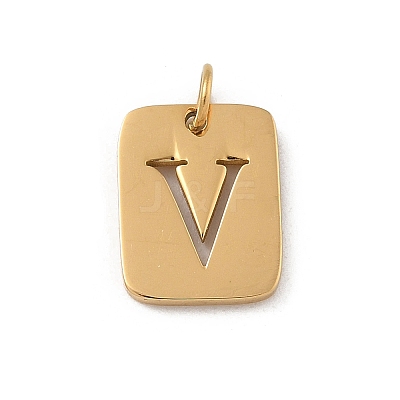304 Stainless Steel Charms LS-STAS-R001-01G-V-1
