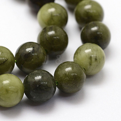 Natural Chinese Jade Beads Strands X-G-F363-8mm-1