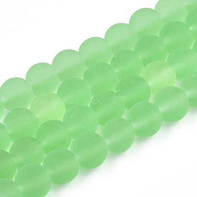Transparent Glass Beads Strands GLAA-T032-T6mm-MD17-1