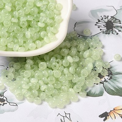 Transparent Colours Glass Seed Beads SEED-P007-01A-02-1