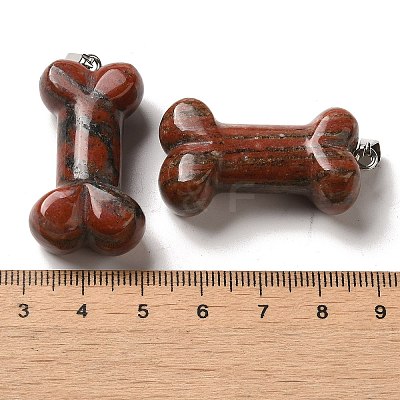 Natural Red Labradorite Pendants G-K353-02P-02-1