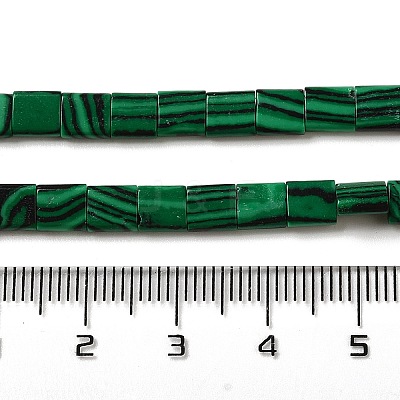 Synthetic Malachite Beads Strands G-F762-A11-01-1