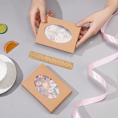 Foldable Creative Kraft Paper Box LS-CON-WH0085-29A-1