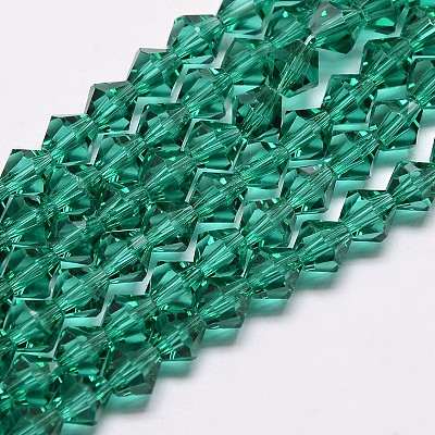 Imitate Austrian Crystal Bicone Glass Beads Strands X1-GLAA-F029-4x4mm-10-1