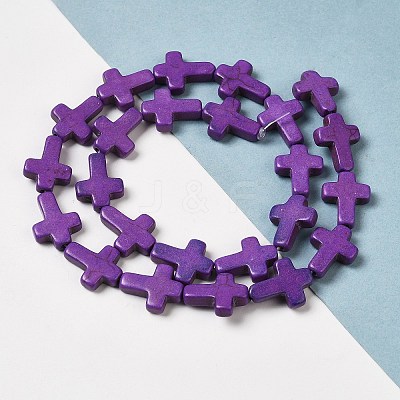 Synthetic Turquoise Dyed Beads Strands G-P507-06A-1