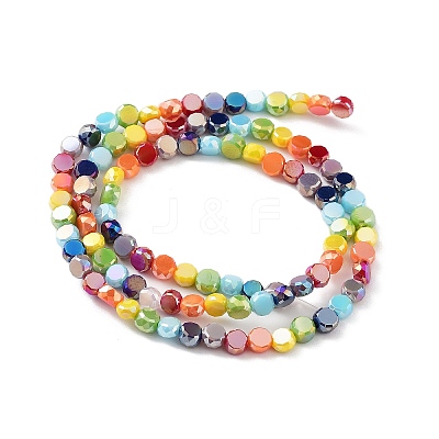 Electroplate Glass Beads LS-EGLA-P056-01B-1