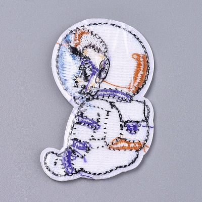 Computerized Embroidery Cloth Iron On/Sew On Patches DIY-D030-F02-1