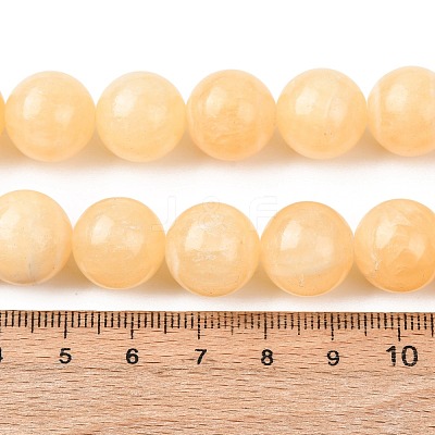 Natural Lemon Jade Beads Strands G-H343-D04-14mm-1