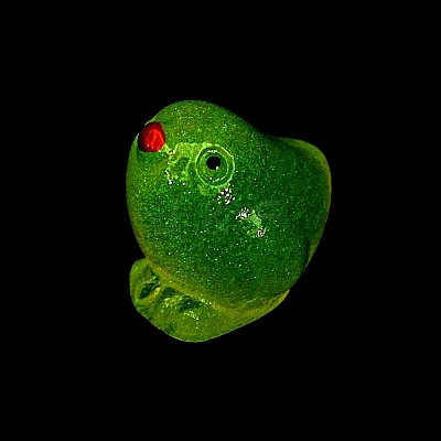 Luminous Resin Chick Display Decoration RESI-WH0038-10D-1
