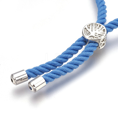 Cotton Cord Bracelet Making KK-F758-03E-P-1
