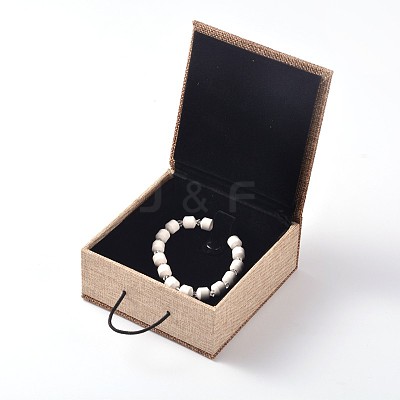 Rectangle Wooden Bracelet Boxes X-OBOX-N013-01-1