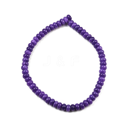 Dyed Natural White Jade Beads Strands G-G107-A24-01-1