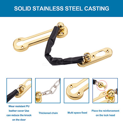 Stainless Steel Swing Bar Door Lock LS-SW-TAC0002-02B-1