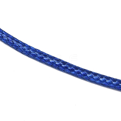Braided Waxed Cotton Cord Necklace Making MAK-YWC0001-01P-M1-1