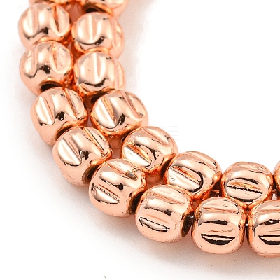 Electroplated Synthetic Non-magnetic Hematite Beads Strands G-C136-D01-02-1