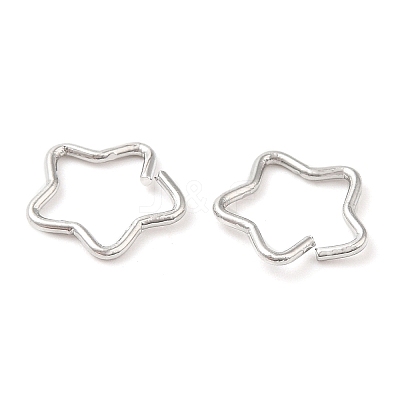 Brass Open Linking Rings KK-F855-09P-1